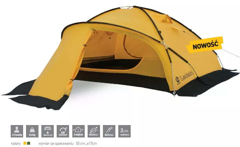 Namiot ekspedycyjny Marabut Ladakh 2-3-osobowy