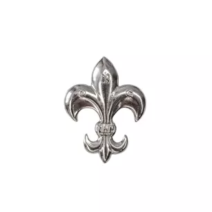 Lilijka harcerska ZHP srebrna na zatrzask