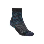 BRIDGEDALE Hike Lightweight - Trail Light - Merino Performance - 3/4 - Dark grey / Blue M - męskie skarpety trekkingowe - 3