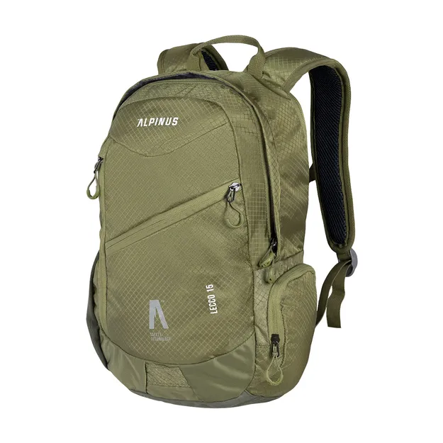 ALPINUS Lecco II 15 - oliwkowy - mały plecak turystyczny