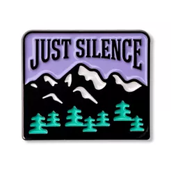 Pin metalowy - Just Silence - PINSTORY