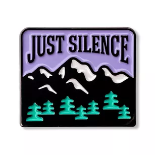 Pin metalowy - Just Silence - PINSTORY