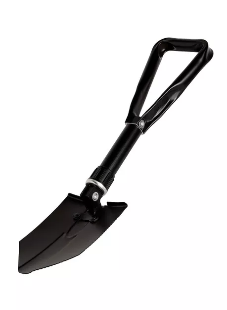 EASY CAMP Składana saperka z pokrowcem - czarna - Folding Shovel