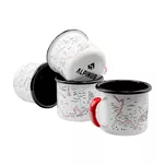 ALPINUS Kubek metalowy emaliowany - MAPA - 350 ml - 2