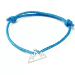 SZCZYTY GÓRSKIE Bransoletka ze srebrną zawieszką na sznurku - różne kolory - 3