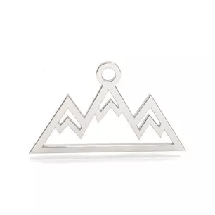 SZCZYTY GÓRSKIE Bransoletka ze srebrną zawieszką na sznurku - różne kolory