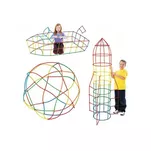 Słomki konstrukcyjne - edukacyjne - 110 elementów - dla dzieci / animatorów - 3