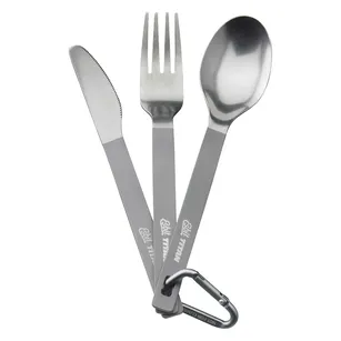 Niezbędnik Esbit Titanium Cutlery Set - tytanowy zestaw sztućców