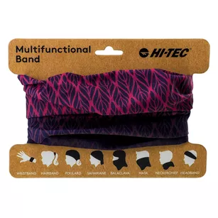 HI-TEC Chusta wielofunkcyjna TEMI - Purple Leaves