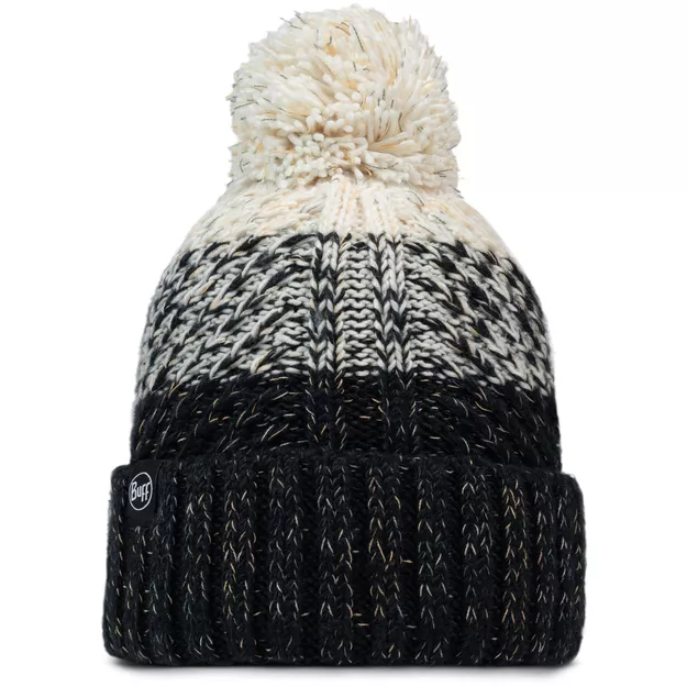 BUFF Czapka Knitted & Fleece Beanie Akna - Black