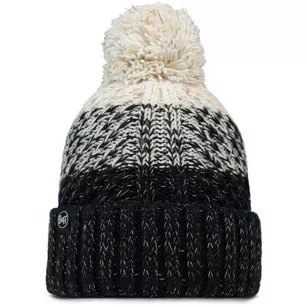BUFF Czapka Knitted & Fleece Beanie Akna - Black