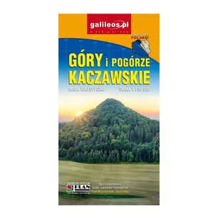 GALILEOS Mapa turystyczna - Góry i Pogórze Kaczawskie - laminowana