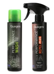 GRANGERS Performance Wash & Performance Repel Plus - zestaw do prania i impregnacji odzieży turystycznej