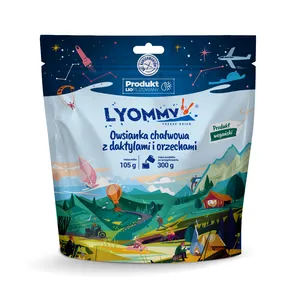 LYOMMY Owsianka chałwowa z daktylami i orzechami - 300 g - danie liofilizowane / liofilizat