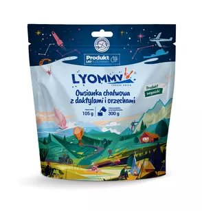 LYOMMY Owsianka chałwowa z daktylami i orzechami - 300 g - danie liofilizowane / liofilizat