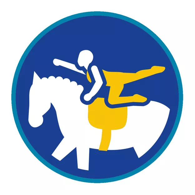 Sprawność harcerska Woltyżer / Woltyżerka - niebieskie obszycie - reforma SIM - System Identyfikacji Metodycznej