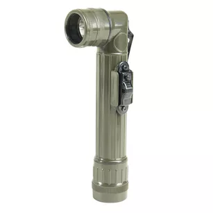 MIL-TEC Latarka kątowa R20 LED - zielona - 21 cm