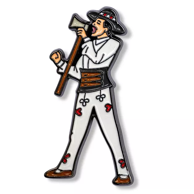 Pin metalowy turystyczny - Góral - PINSTORY