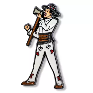 Pin metalowy turystyczny - Góral - PINSTORY
