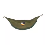 TICKET TO THE MOON Original - Forest Green / Army Green - duży hamak turystyczny - 2