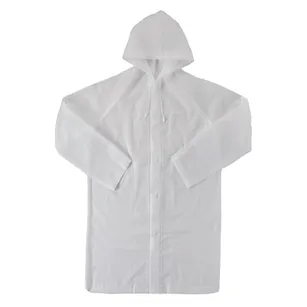HI-TEC Yosh Raincoat JR - dziecięce ponczo / peleryna / płaszcz przeciwdeszczowy - biały