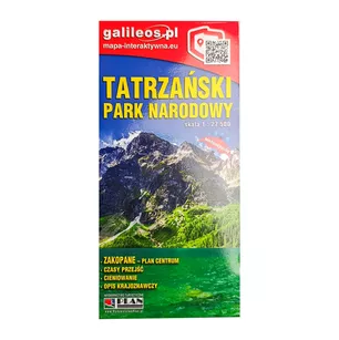 GALILEOS Mapa turystyczna - Tatrzański Park Narodowy - laminowana