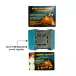 Mini Kuchenka / Palnik turystyczny z paliwem stałym - zestaw - 2