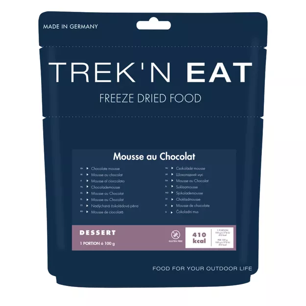 TREK'N EAT Deser Czekoladowy mus 100 g (200 g) - Żywność liofilizowana