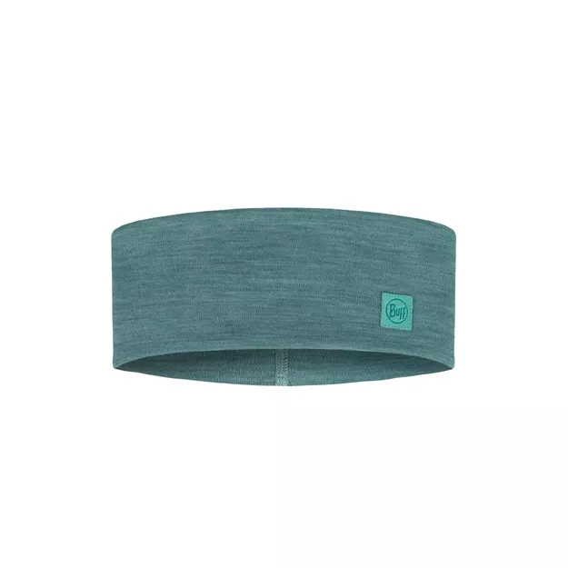 BUFF Opaska na głowę Merino Wide Headband - Solid Pool