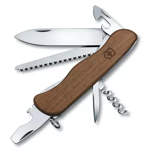 VICTORINOX 0.8361.63 Forester Wood - szwajcarski scyzoryk z drewnianą rękojeścią