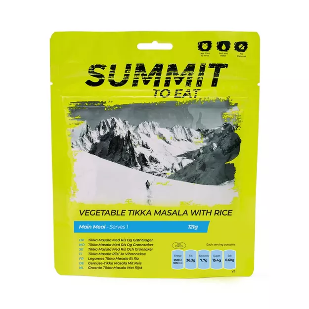 SUMMIT TO EAT Wegetariańska tikka masala z ryżem - danie liofilizowane - 121 g