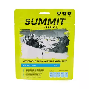 SUMMIT TO EAT Wegetariańska tikka masala z ryżem - danie liofilizowane - 121 g