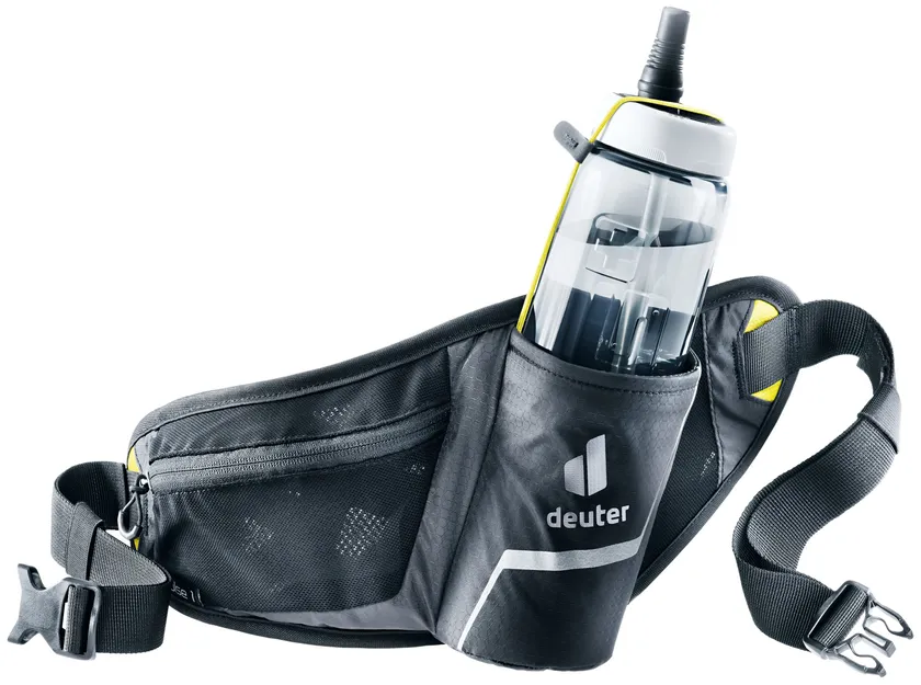 DEUTER Pulse 1 - black - Nerka dla biegaczy na bidon lub butelkę