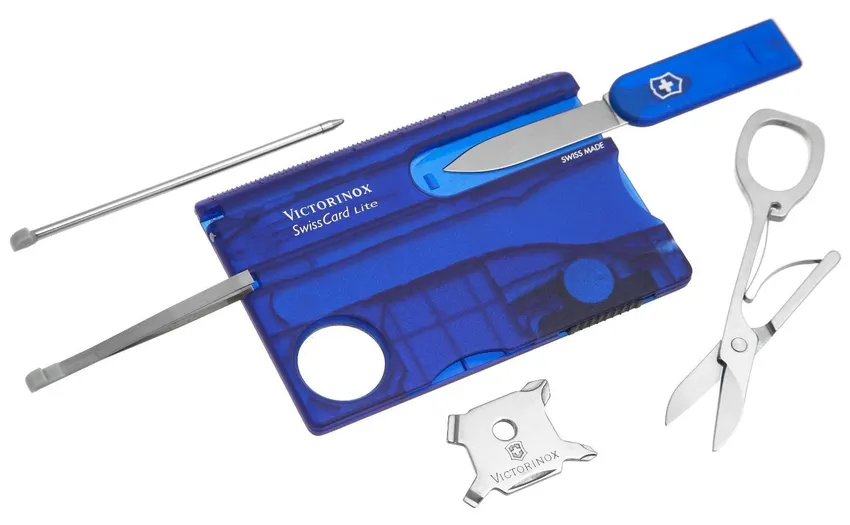 VICTORINOX 0.7322.T2 SwissCard Lite Sapphire - karta przeżycia