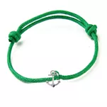 KOTWICA Bransoletka ze srebrną zawieszką na sznurku - różne kolory - 2