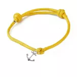 KOTWICA Bransoletka ze srebrną zawieszką na sznurku - różne kolory - 3