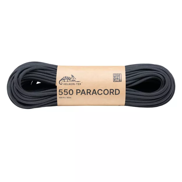 HELIKON-TEX Linka 550 Paracord (100ft) - Black