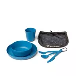 SEA TO SUMMIT Zestaw naczyń biwakowych Camp Dinnerware Set - Cendre Blue - 2