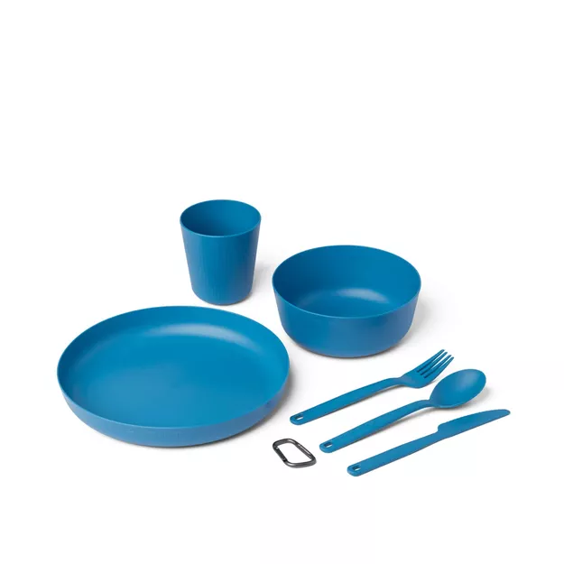 SEA TO SUMMIT Zestaw naczyń biwakowych Camp Dinnerware Set - Cendre Blue
