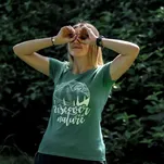 Co jest za górą? Koszulka damska Discover Nature