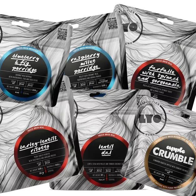 LYOFOOD Zestaw wegetariański - Żywność liofilizowana - na weekend - 6 posiłków