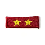 Gwiazdki zuchowe bordowe - podwójne