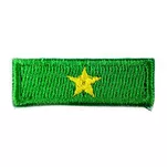 Gwiazdki zuchowe zielone - pojedyncze