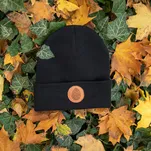 Oddychająca czapka zimowa typu beanie - w kolorze czarnym
