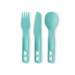 SEA TO SUMMIT Zestaw sztućców turystycznych 3 elementy - Passage Cutlery Set - Aqua Sea