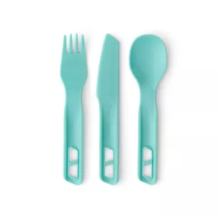 SEA TO SUMMIT Zestaw sztućców turystycznych 3 elementy - Passage Cutlery Set - Aqua Sea