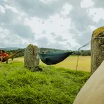 TICKET TO THE MOON Compact - Dark Green - klasyczny hamak turystyczny - 4