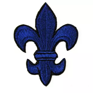 Lilijka instruktorska haftowana granatowa - dla przewodnika / przewodniczki