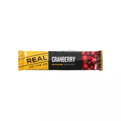 REAL On The Go Baton proteinowy o smaku żurawinowym - 40 g