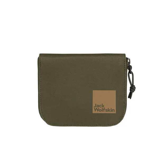 JACK WOLFSKIN Konya Wallet - Portfel składany na zamek - Island Moss